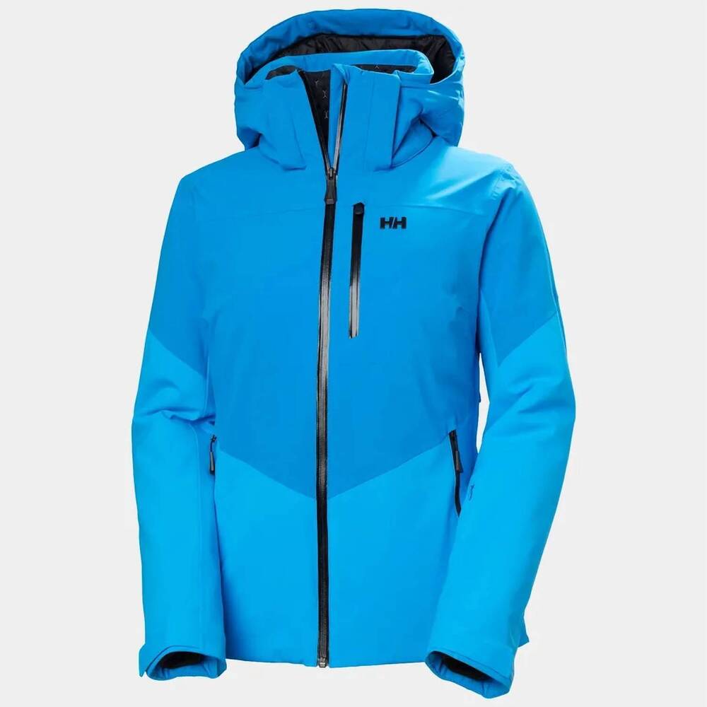 NEW HELLY HANSEN women's alphelia ski-snowboard jacket in neptune blue